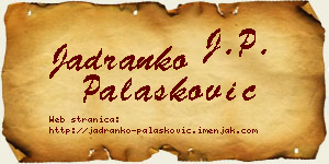 Jadranko Palasković vizit kartica